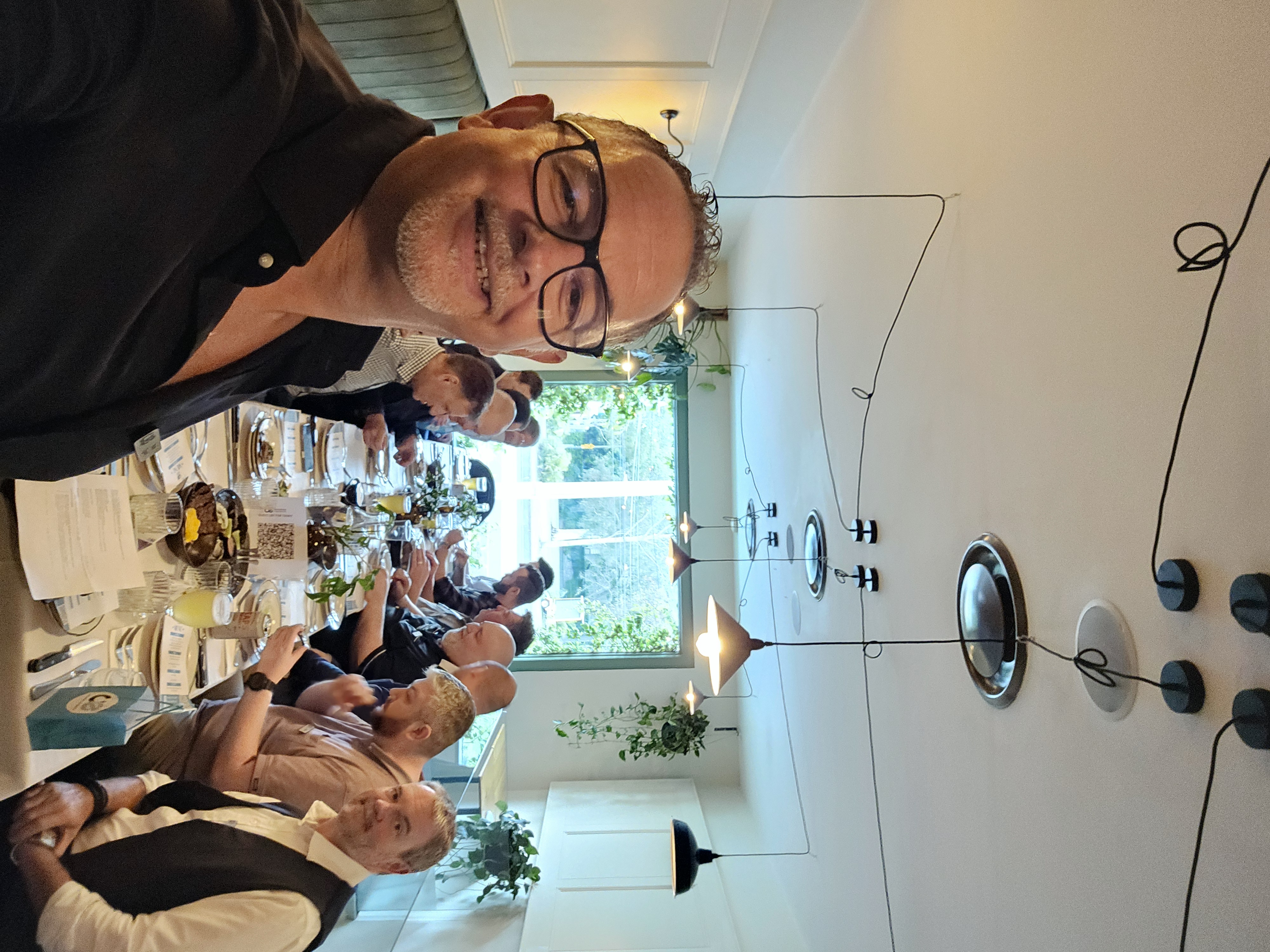 A leadership networking dinner